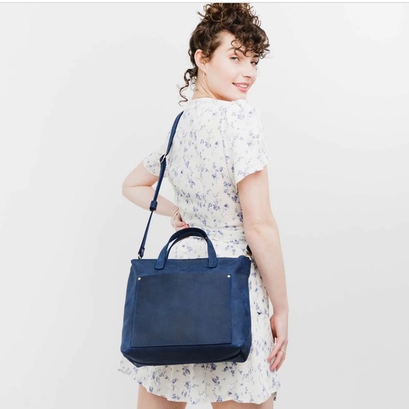 Portland Leather Handbags - Portland Leather Goods Medium Crossbody Tote